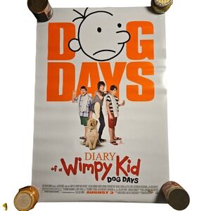 Diary of a Wimpy Kid: Dog Days 2012 Promo Movie Poster 27x40 Zachary Gordon